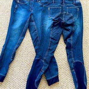 EUC Ariat Halo Denim Full Seat Breech riding pant